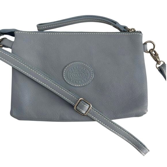 Roots Twinkie 2.0 Cloud Crossbody Bag Greener Pastures Blue Wristlet New Boho - Picture 1 of 14